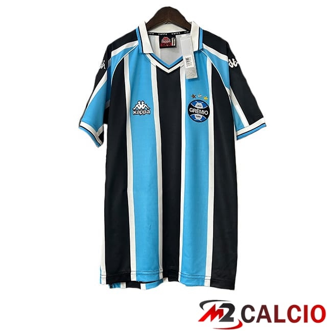 Maglie Calcio Gremio Retro Prima Bianco Blu 2000-2001