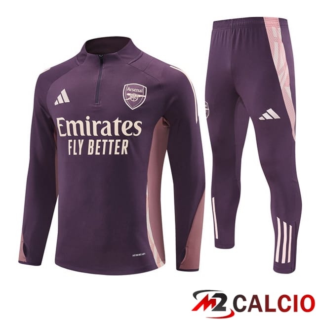 Insieme Tuta Calcio Arsenal Viola 2025/2026