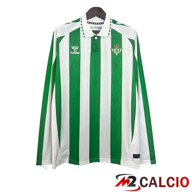 Maglie Calcio Real Betis Manica Lunga Prima 2024/2025