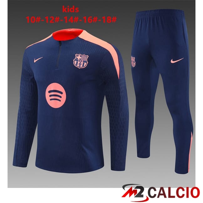 Insieme Tuta Calcio FC Barcellona Bambino Blu Reale 2025/2026