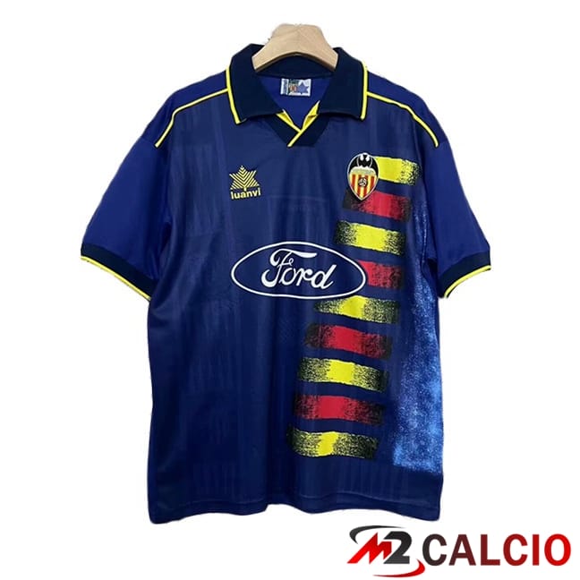 Maglie Calcio Valencia CF Retro Seconda Blu 1996-1997