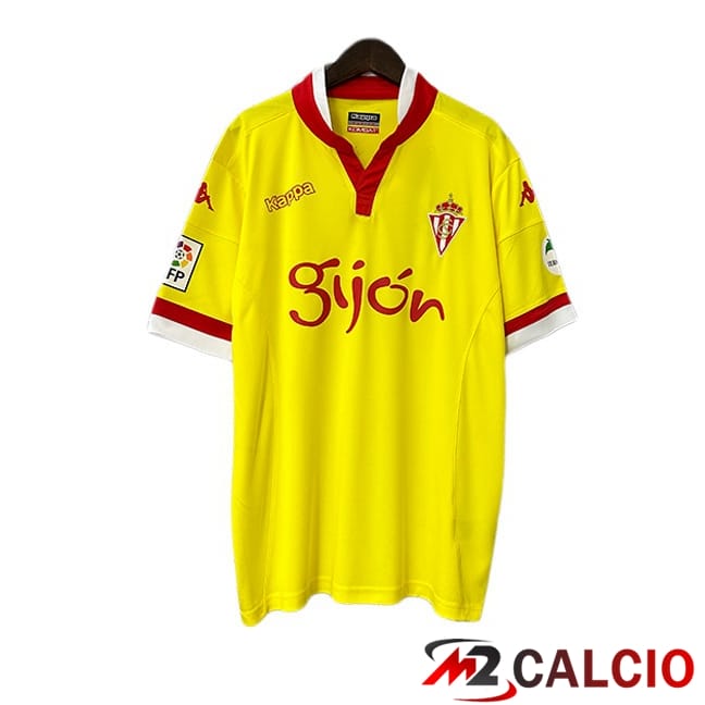 Maglie Calcio Sporting Gijon Retro Seconda Giallo 2015-2016