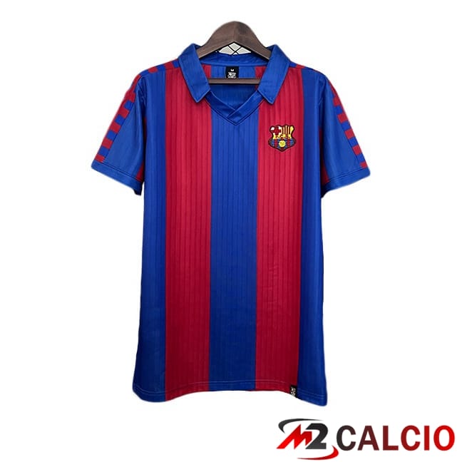 Maglie Calcio FC Barcellona Retro Prima Blu Rosso 1991-1992