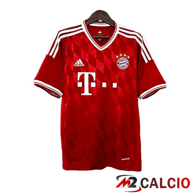 Maglie Calcio Bayern Monaco Retro Prima Rosso 2013-2014