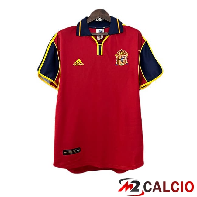 Maglie Calcio Spagna Retro Prima Rosso 2000