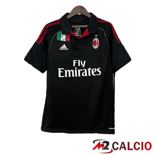 Maglie Calcio AC Milan Retro Terza Nero 2012-2013
