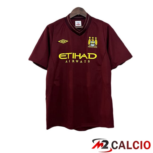 Maglie Calcio Manchester City Retro Seconda Marrone 2012-2013