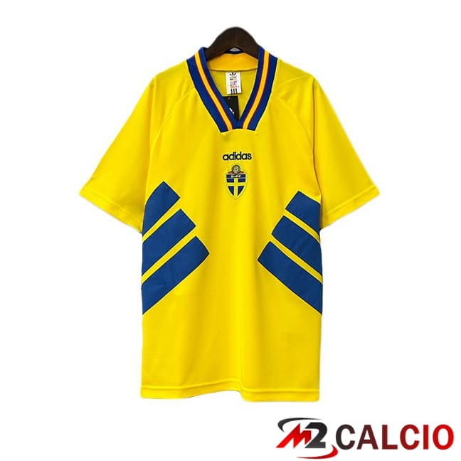 Maglie Calcio Svezia Retro Prima Giallo 1994