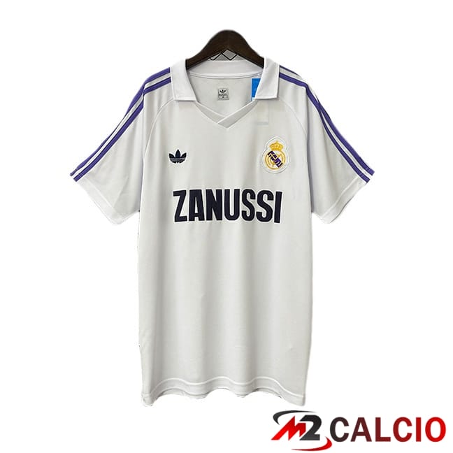Maglie Calcio Real Madrid Retro Prima Bianco 1984-1985