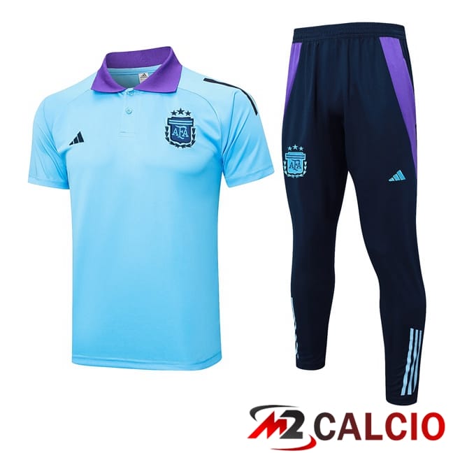 Insieme Polo Argentina + Pantaloni Blu 2025/2026