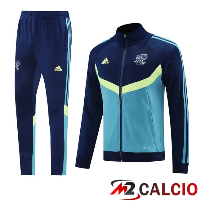 Insieme Tuta Calcio - Giacca AFC Ajax Blu Reale 2025/2026