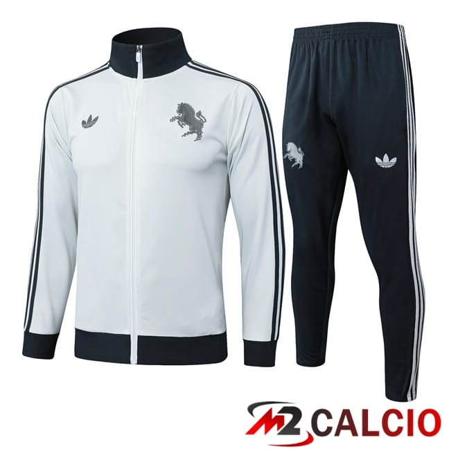 Insieme Tuta Calcio - Giacca Juventus Grigio 2025/2026