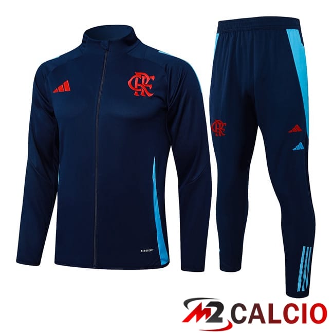 Insieme Tuta Calcio - Giacca Flamengo Blu Reale 2025/2026