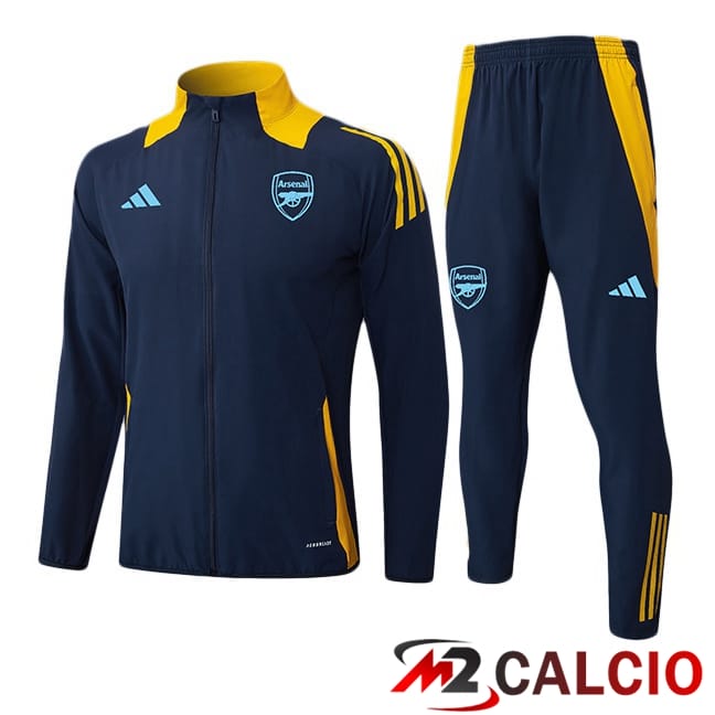 Insieme Tuta Calcio - Giacca Arsenal Blu Reale 2025/2026