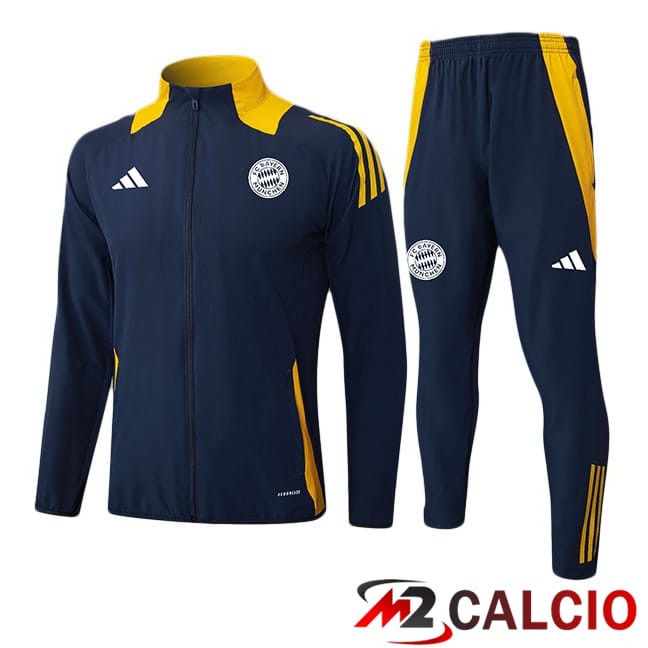 Insieme Tuta Calcio - Giacca Bayern Monaco Blu Reale 2025/2026