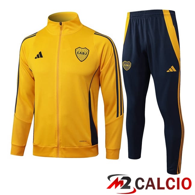 Insieme Tuta Calcio - Giacca Boca Juniors Giallo 2025/2026
