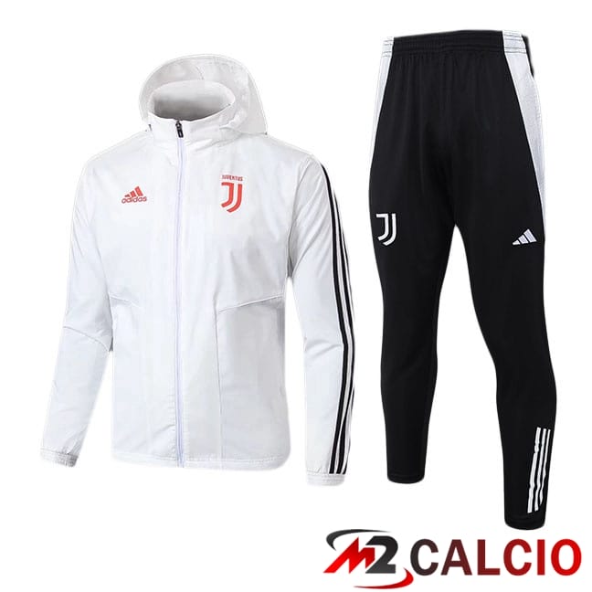 Tuta Calcio - Giacca A Vento Juventus Bianco 2025/2026