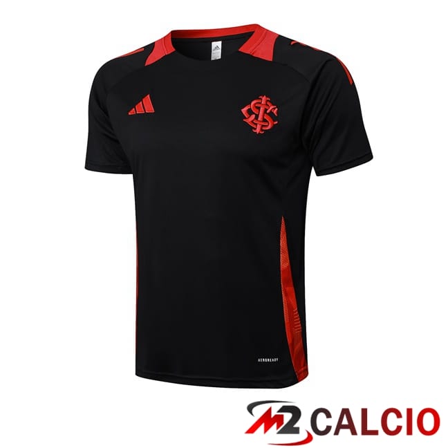 T Shirt Allenamento SC Internacional Nero 2025/2026