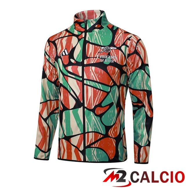 Giacca Calcio Arsenal Rosso Verde 2025/2026