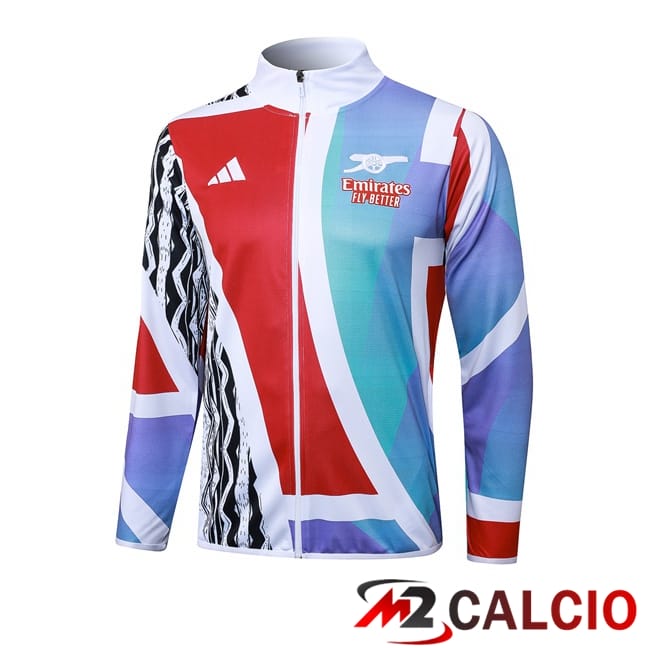 Giacca Calcio Arsenal Rosso Bianco 2025/2026