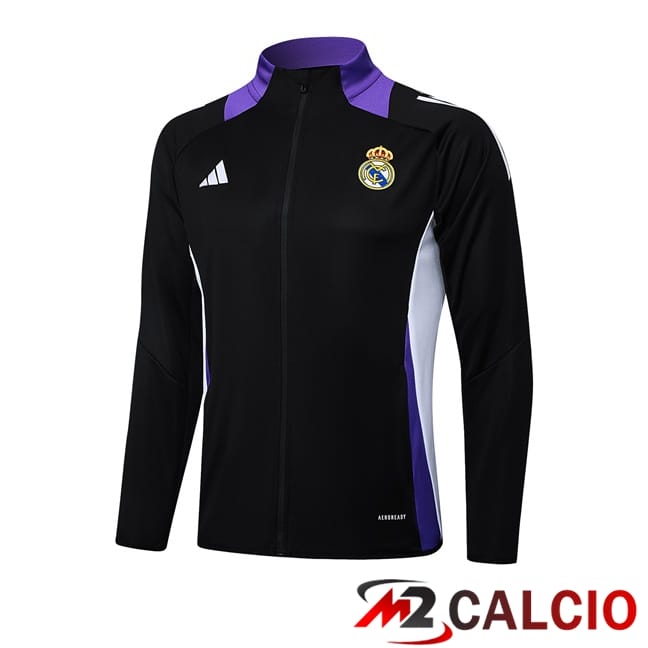 Giacca Calcio Real Madrid Nero 2025/2026