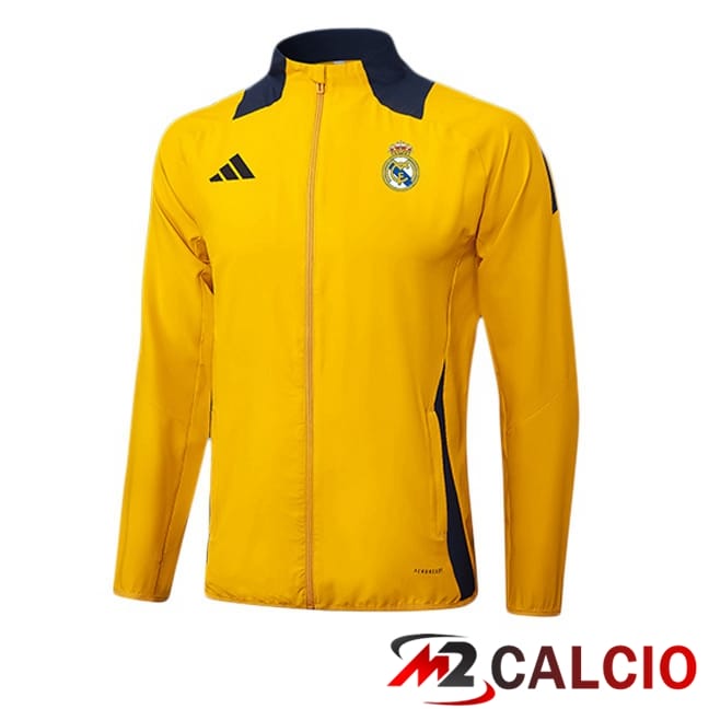 Giacca Calcio Real Madrid Giallo 2025/2026