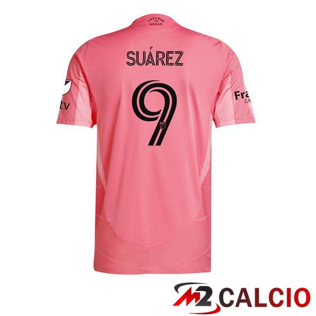 Maglie Calcio Inter Miami CF (Suárez 9) Prima Rosa 2025/2026