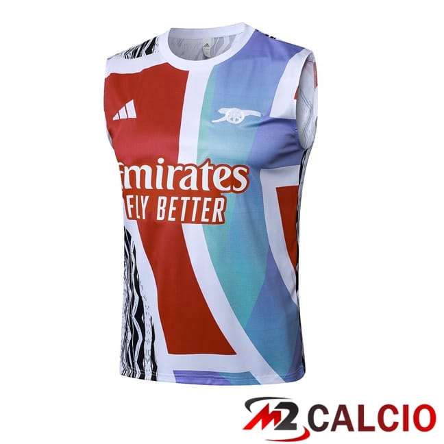 Canotta Allenamento Arsenal Rosso Blu 2025/2026