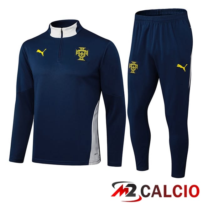 Insieme Tuta Calcio Portogallo Blu Reale 2025/2026