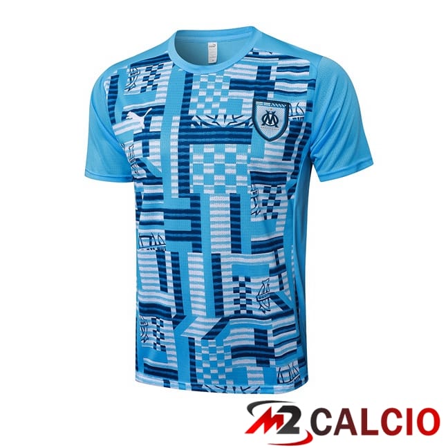 T Shirt Allenamento Marsiglia OM Blu 2025/2026