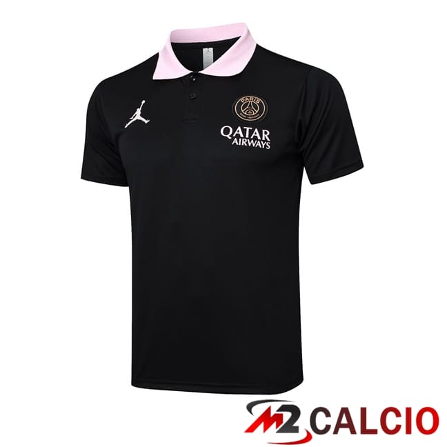 Maglia Polo Jordan Paris PSG Nero 2025/2026