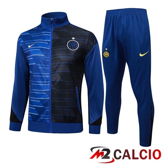 Insieme Tuta Calcio - Giacca Inter Milan Blu Reale 2025/2026
