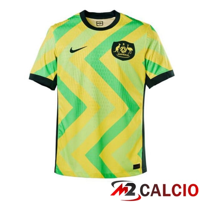 Maglia Foot Equipe de Australia Prima Giallo Verde 2025/2026