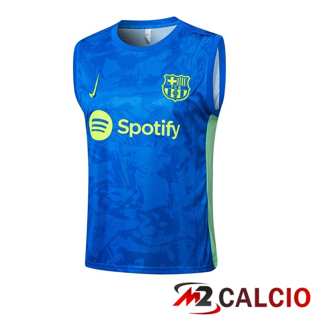 Canotta Allenamento FC Barcellona Blu 2025/2026