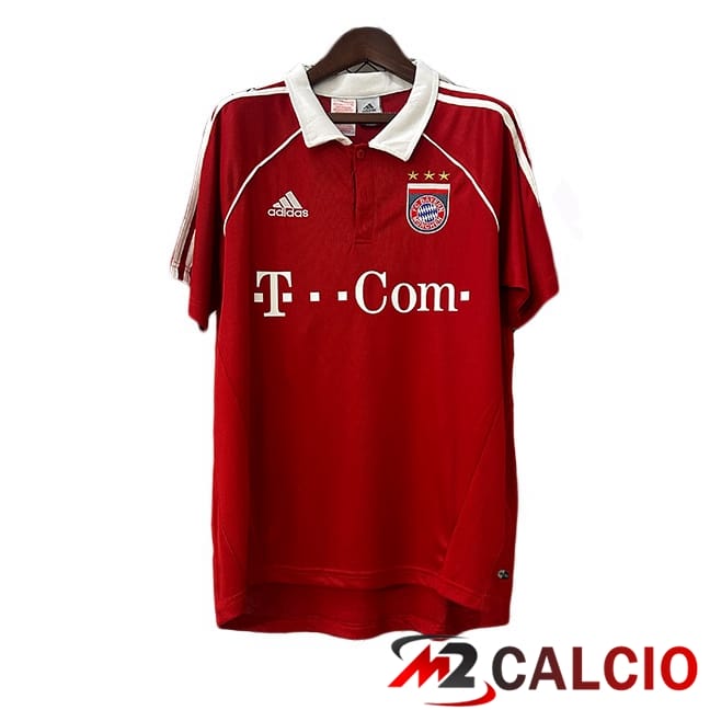 Maglie Calcio Bayern Monaco Retro Prima Rosso 2005-2006