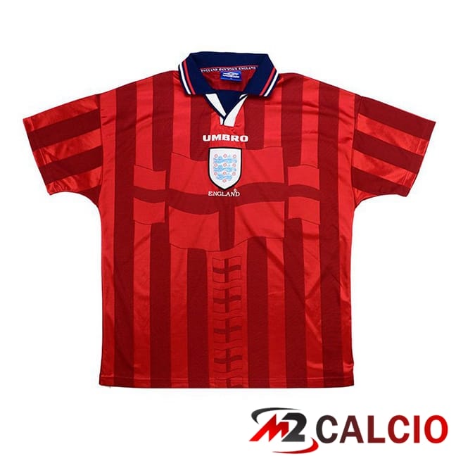 Maglie Calcio Inghilterra Retro Seconda Rosso 1998