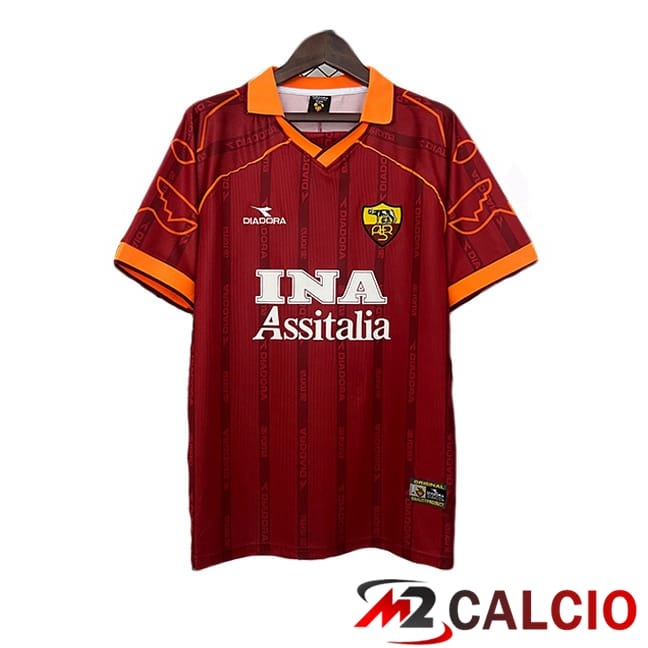 Maglie Calcio AS Roma Retro Prima Rosso 1999-2000