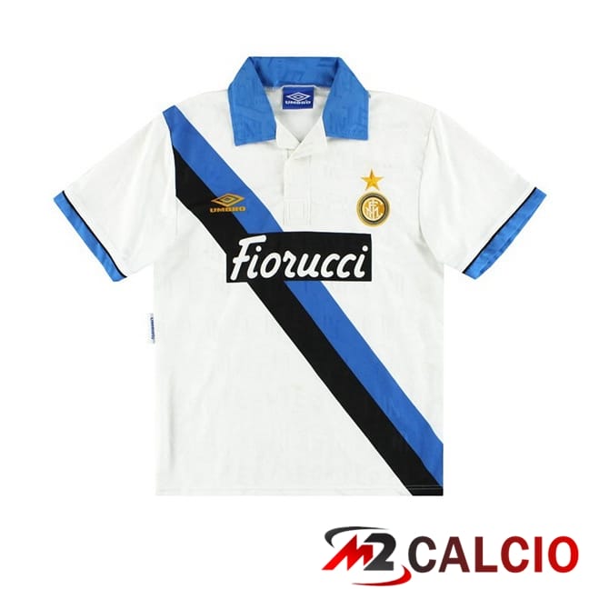 Maglie Calcio Inter Milan Retro Seconda Bianco 1994-1995