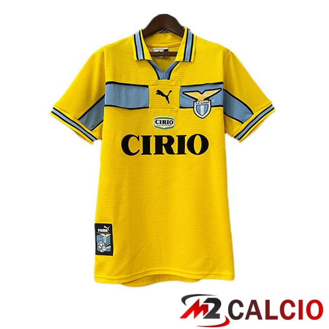 Maglie Calcio SS Lazio Retro Seconda Giallo 1998-1999