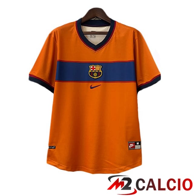 Maglie Calcio FC Barcellona Retro Terza Giallo 1998-1999