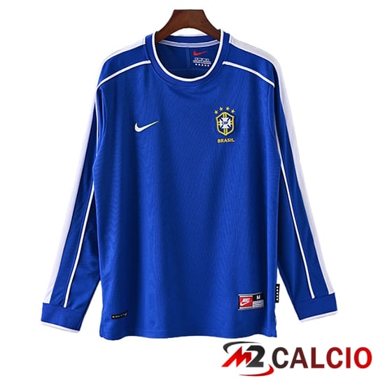 Maglie Calcio Brasile Retro Seconda Manica Lunga 1998