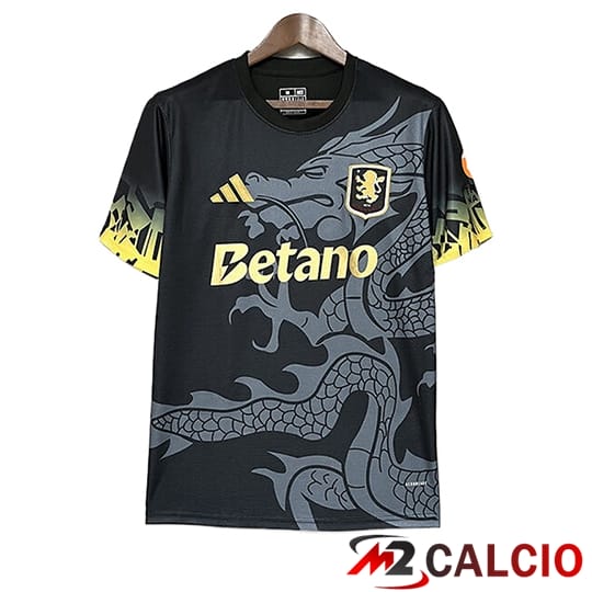 Maglie Calcio Aston Villa Edizione Speciale Nero 2025/2026