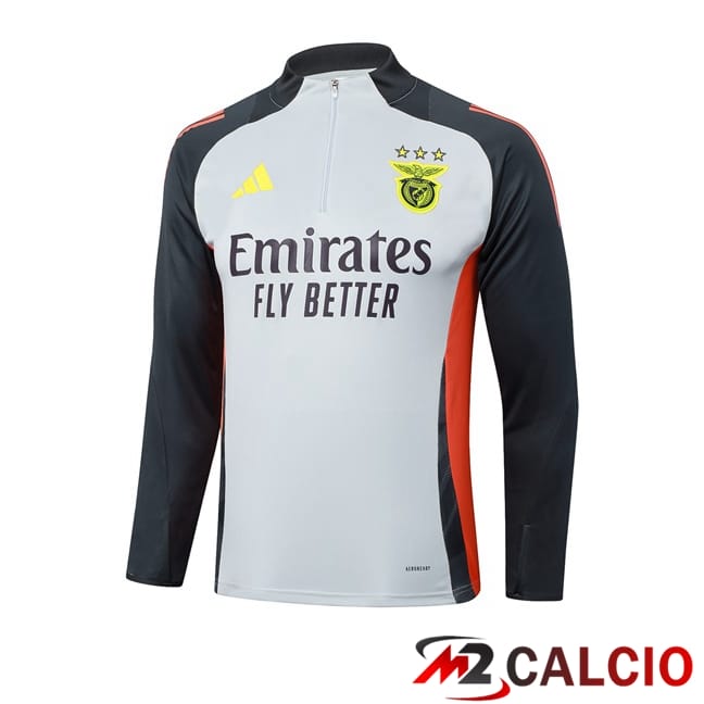 Felpa Allenamento S.L Benfica Grigio 2025/2026