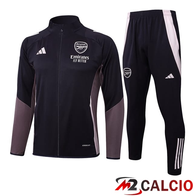 Insieme Tuta Calcio - Giacca Arsenal Viola 2025/2026
