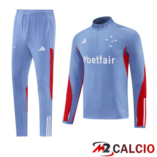 Insieme Tuta Calcio Cruzeiro EC Blu 2025/2026