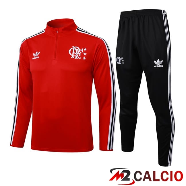 Insieme Tuta Calcio Flamengo Rosso 2025/2026