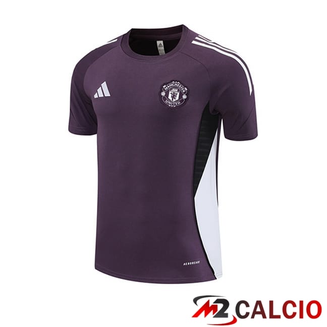 T Shirt Allenamento Manchester United Viola 2025/2026