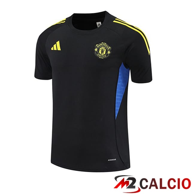T Shirt Allenamento Manchester United Nero 2025/2026