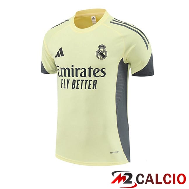 T Shirt Allenamento Real Madrid Giallo 2025/2026