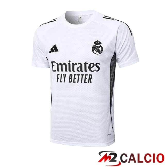T Shirt Allenamento Real Madrid Bianco 2025/2026
